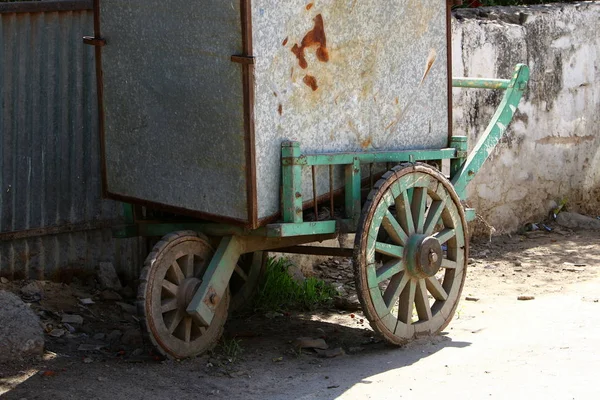 Kerék Egy Kör Alakú Lemez Forog Tengelye — Stock Fotó