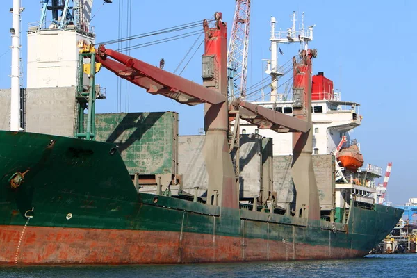 Dampfer Großes Fracht Und Passagierschiff — Stockfoto