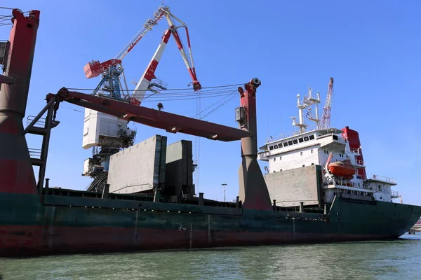 Dampfer Großes Fracht Und Passagierschiff — Stockfoto