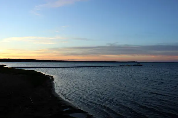 Early Morning Sunrise Lake — Stock Photo, Image