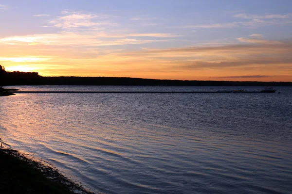 Early Morning Sunrise Lake — Stock Photo, Image