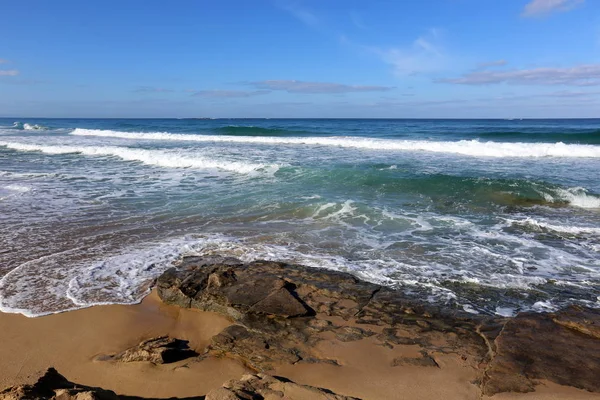 Côte Mer Méditerranée Nord Israël — Photo