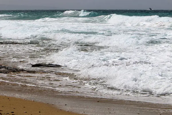 Côte Mer Méditerranée Nord Israël — Photo