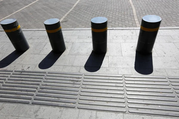 Marciapiede Una Passerella Pedonale Situata Sul Lato Della Strada — Foto Stock