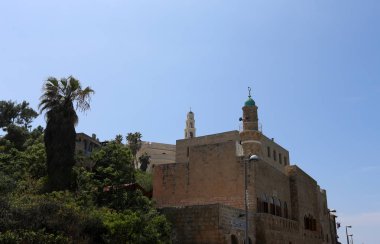 Jaffa şehir Tel Aviv Akdeniz kıyısında 