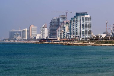Jaffa şehir Tel Aviv Akdeniz kıyısında 