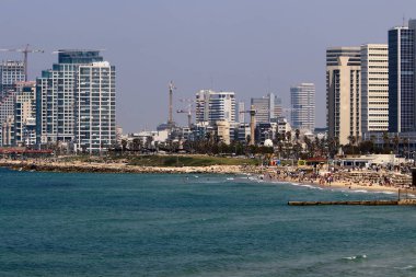 Jaffa şehir Tel Aviv Akdeniz kıyısında 
