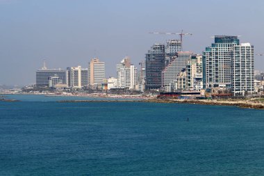 Jaffa şehir Tel Aviv Akdeniz kıyısında 