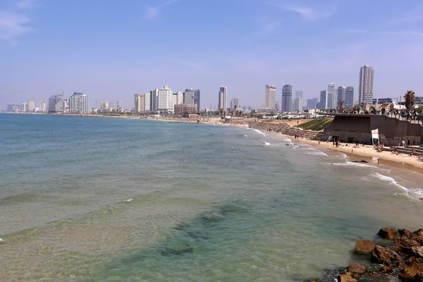 Jaffa şehir Tel Aviv Akdeniz kıyısında 