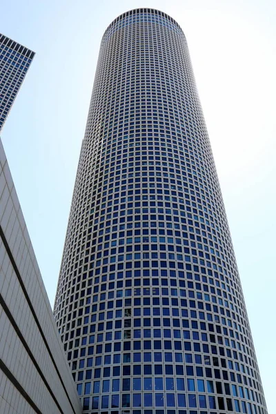 Akdeniz Kıyısında Tel Aviv Şehir Içinde Bina Yüksek Katlı — Stok fotoğraf