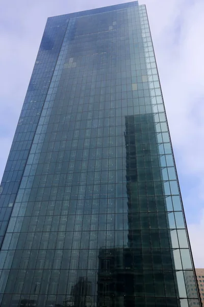 Edifício Alto Cidade Tel Aviv Costa Mediterrâneo — Fotografia de Stock