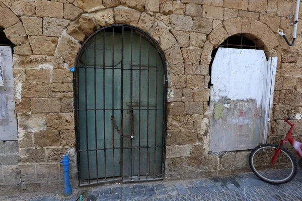 Porte Une Ouverture Dans Mur Pour Entrer Sortir Pièce — Photo