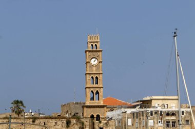 Acre - bir antik kent - İsrail, Akdeniz kıyısında bir kalede