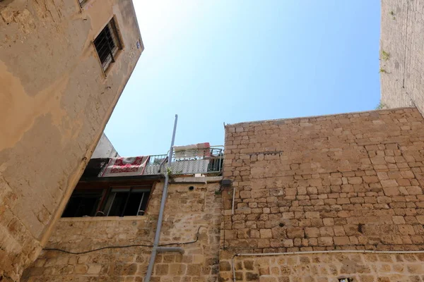 一座古城 在以色列的堡垒 在地中海海岸 — 图库照片