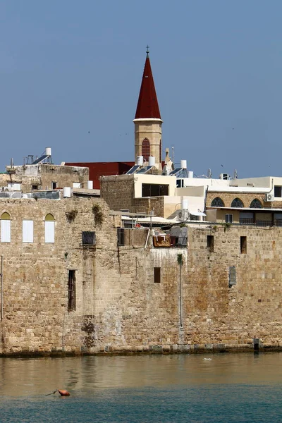 Acre Eine Antike Stadt Eine Festung Israel Der Mittelmeerküste — Stockfoto
