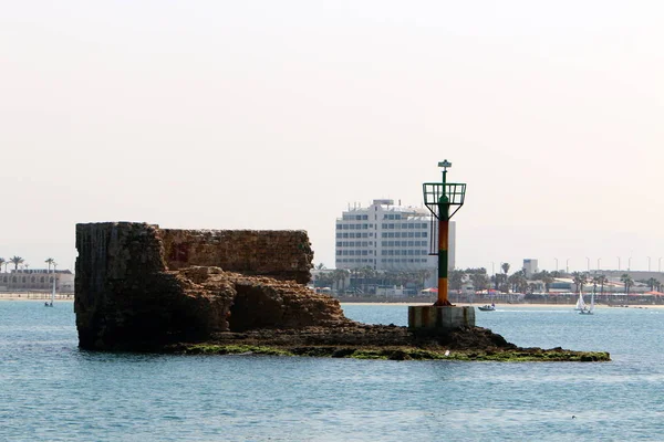 Acre Una Antigua Ciudad Una Fortaleza Israel Costa Mediterránea — Foto de Stock