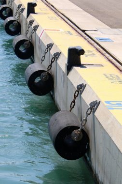 Yatak tarafından shore bir gemi veya tekne bağlama için özel donanımlı bir yerdir 