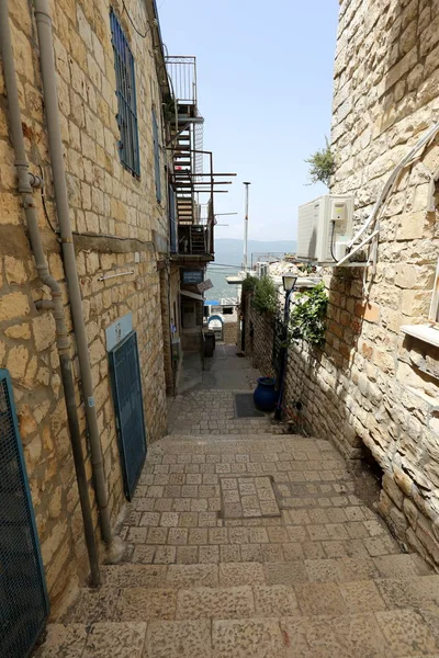 Safed Cidade Distrito Norte Israel Localizada Centro Alta Galileia Uma — Fotografia de Stock