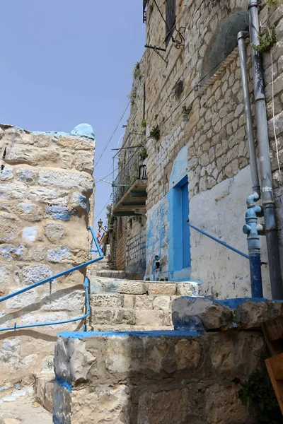 Safed Cidade Distrito Norte Israel Localizada Centro Alta Galileia Uma — Fotografia de Stock