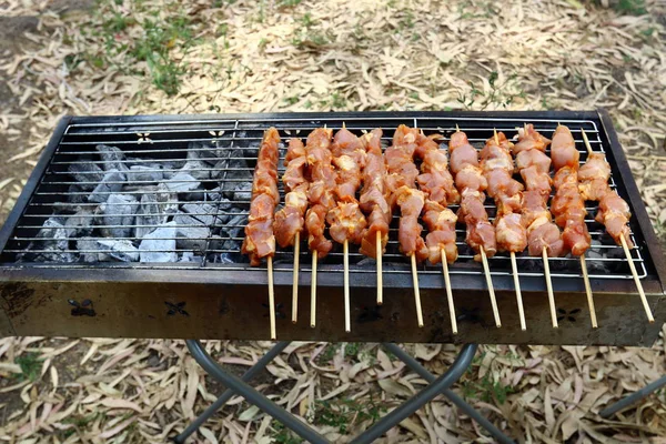 그릴에 야채와 — 스톡 사진