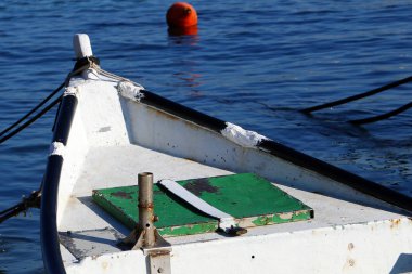 yılında Akko şehrin iskelede küçük balıkçı teknesi olduğunu 