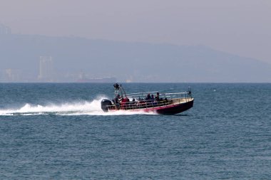 İsrail 'in kuzeyindeki Akdeniz kıyısında. 