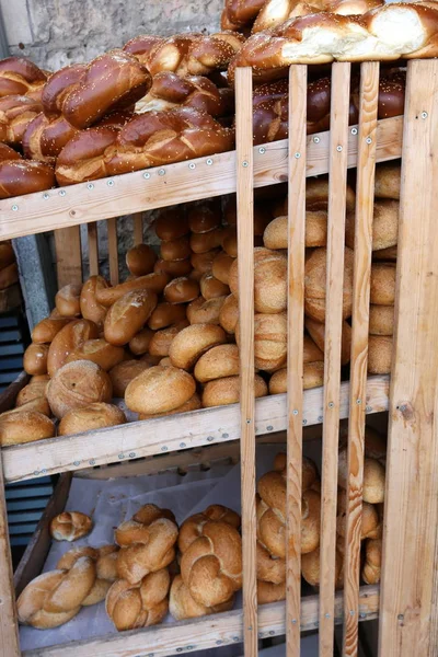 Bazar Ciudad Akko Productos Panadería Venden —  Fotos de Stock