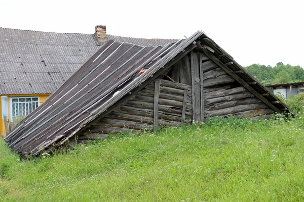 Dach Die Obere Struktur Des Gebäudes Die Zum Schutz Vor — Stockfoto