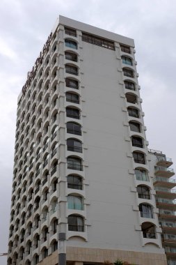 Tel Aviv İsrail Akdeniz kıyısında şehirde 