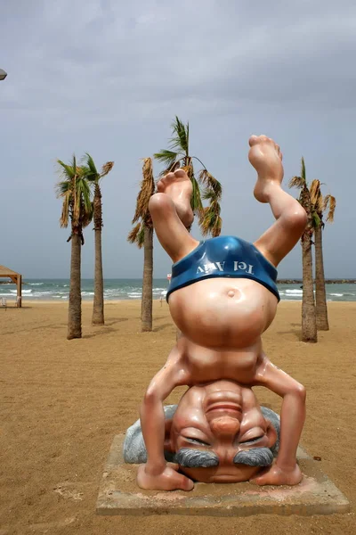 Tel Aviv İsrail Akdeniz kıyısında şehirde 