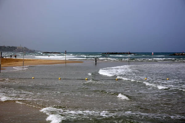 Ville Tel Aviv Israël Sur Côte Méditerranéenne — Photo