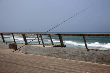 İsrail 'in kuzeyindeki Akdeniz kıyısında. 