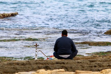 İsrail 'in kuzeyindeki Akdeniz kıyısında. 
