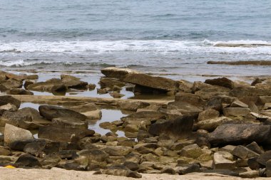 İsrail 'in kuzeyindeki Akdeniz kıyısında. 