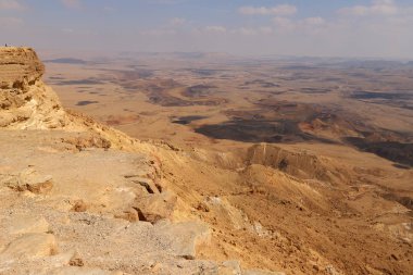 Ramon Krateri Güney İsrail 'deki Negev Çölü' nde. 