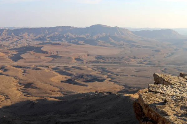 Ramon Kráter Negev Sivatagban Dél Izraelben — Stock Fotó