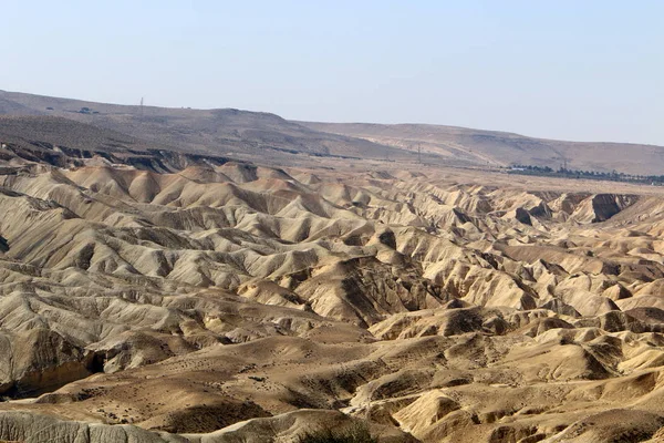 内盖夫 中东沙漠 位于以色列南部 — 图库照片