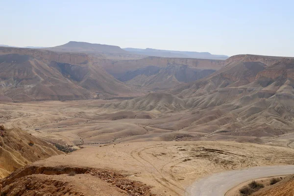 Negev Sivatag Közel Keleten Található Dél Izraelben — Stock Fotó