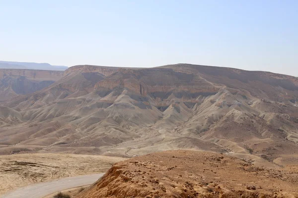 Negev Sivatag Közel Keleten Található Dél Izraelben — Stock Fotó