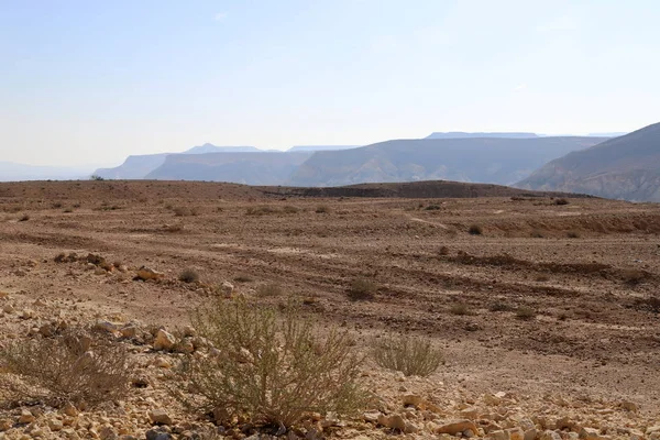 Negev Deserto Oriente Médio Localizado Sul Israel — Fotografia de Stock