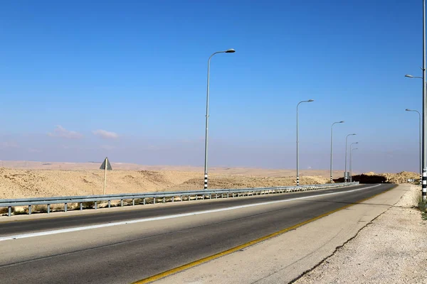 北イスラエルの車の道路 — ストック写真