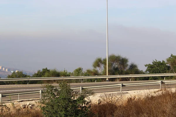 Carretera Para Los Coches Norte Israel — Foto de Stock