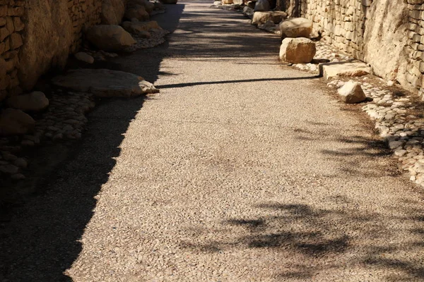 Пешеходная Дорога Городском Парке Юге Израиля — стоковое фото