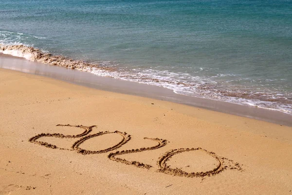 Dessins Dans Sable Sur Les Rives Mer Méditerranée Dans Nord — Photo