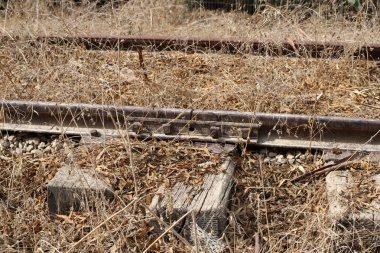 İsrail 'deki Hayfa ile Lübnan' daki Beyrut arasındaki terk edilmiş demiryolu hattı 