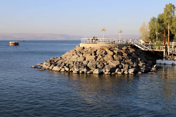 Rivage Mer Galilée Israël — Photo