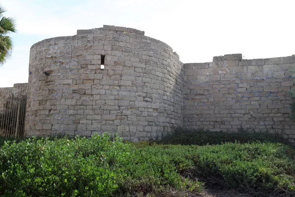 Cezárea Egy Ősi Város Ősi Kikötő Amit Heródes Király Épített — Stock Fotó