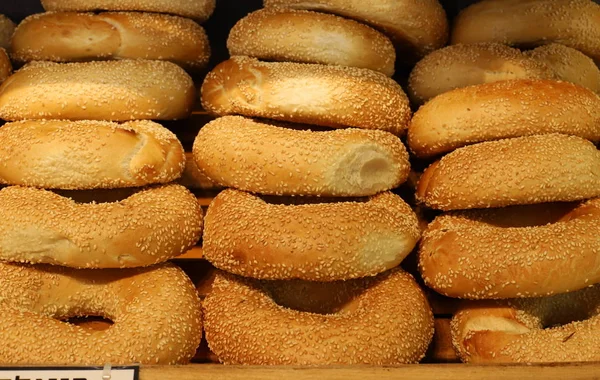 Pane Prodotti Forno Venduti Grande Negozio Israele — Foto Stock