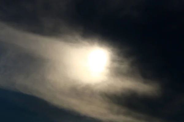 Regenwolken Zweven Lucht Boven Middellandse Zee Het Noorden Van Staat — Stockfoto