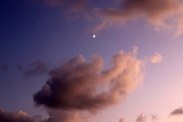 rain clouds floating in the sky over the Mediterranean Sea in the north of the state of Israel